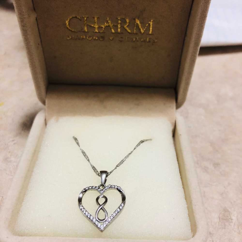 Sterling infinity necklace